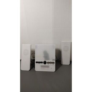 Craig CM427BT CD Shelf System Bluetooth AM/FM Radio White  Wall Mountable *Works